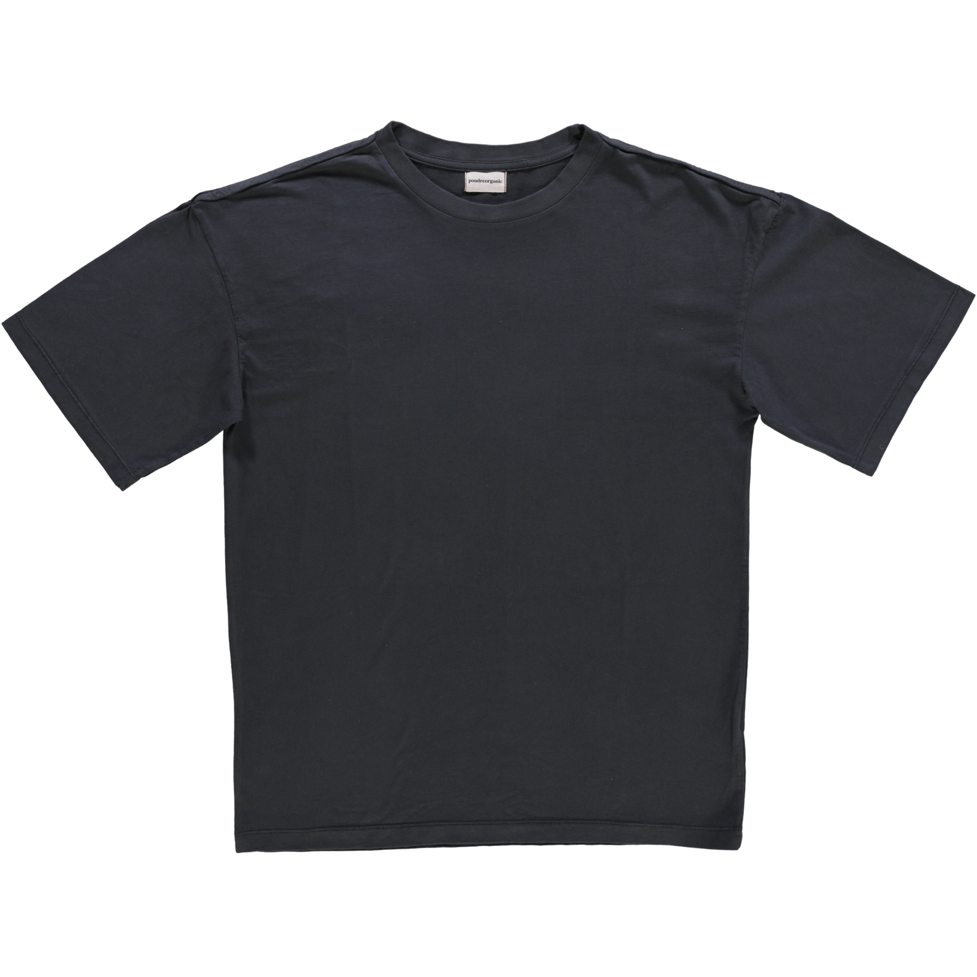 T homme Seringat manches courtes en coton bio – Pirate black | Poudre Organic 1