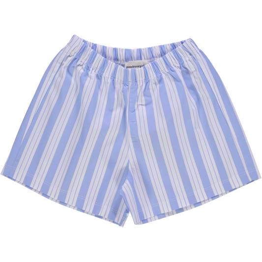 SHORT GUI Rayures larges bleues/blanches