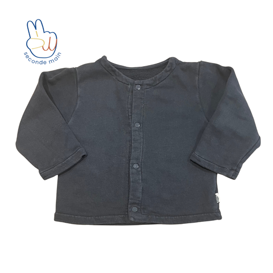 CARDIGAN CAMOMILLE Pirate Black