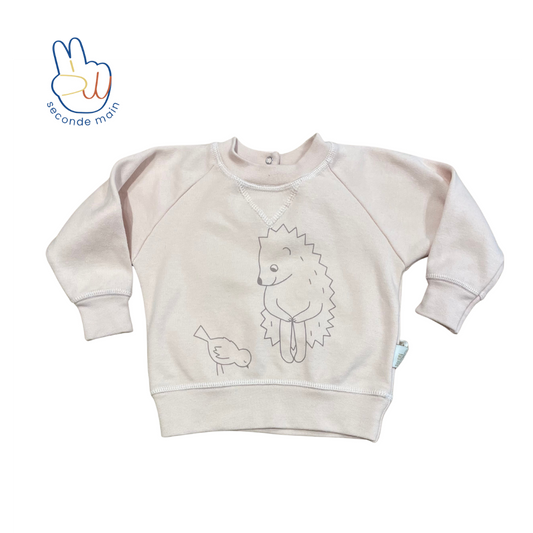 SWEATSHIRT HERISSON Rose poudré