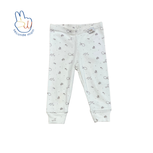 BASILIC LEGGING Ecru print