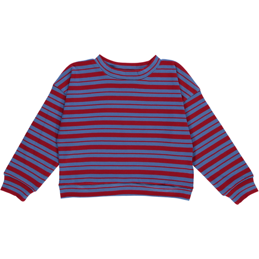 T-SHIRT OOLONG KIDS Rayures Bleues et Rouges
