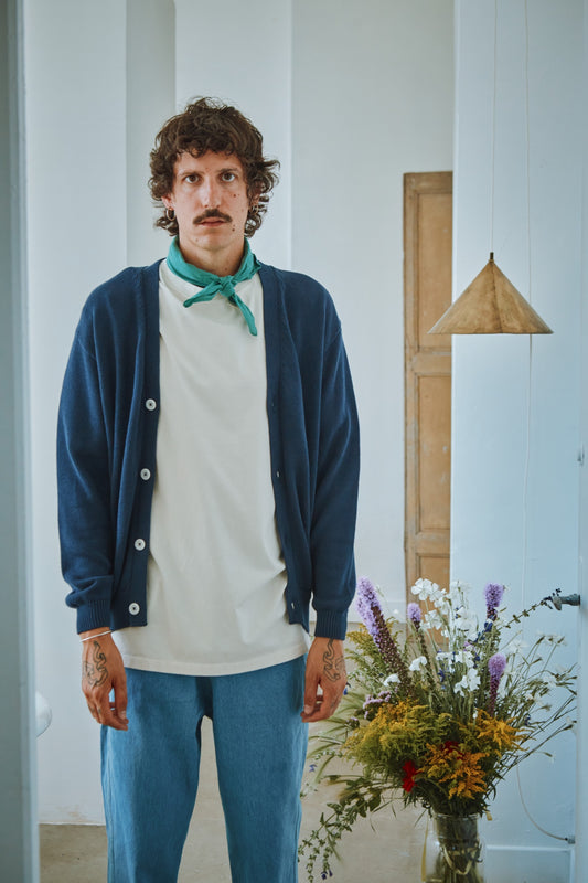 AMMI COTTON ADULT CARDIGAN Navy