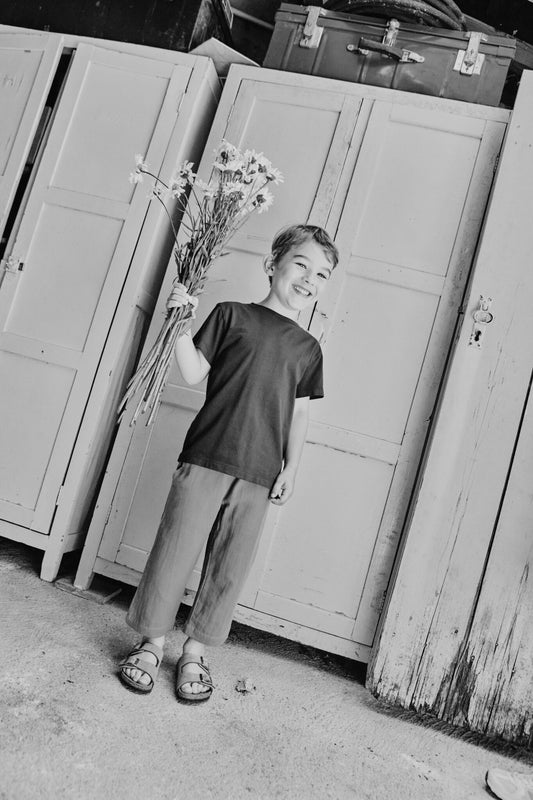 PANTALON COING GAZE DE COTON Pastel Yellow