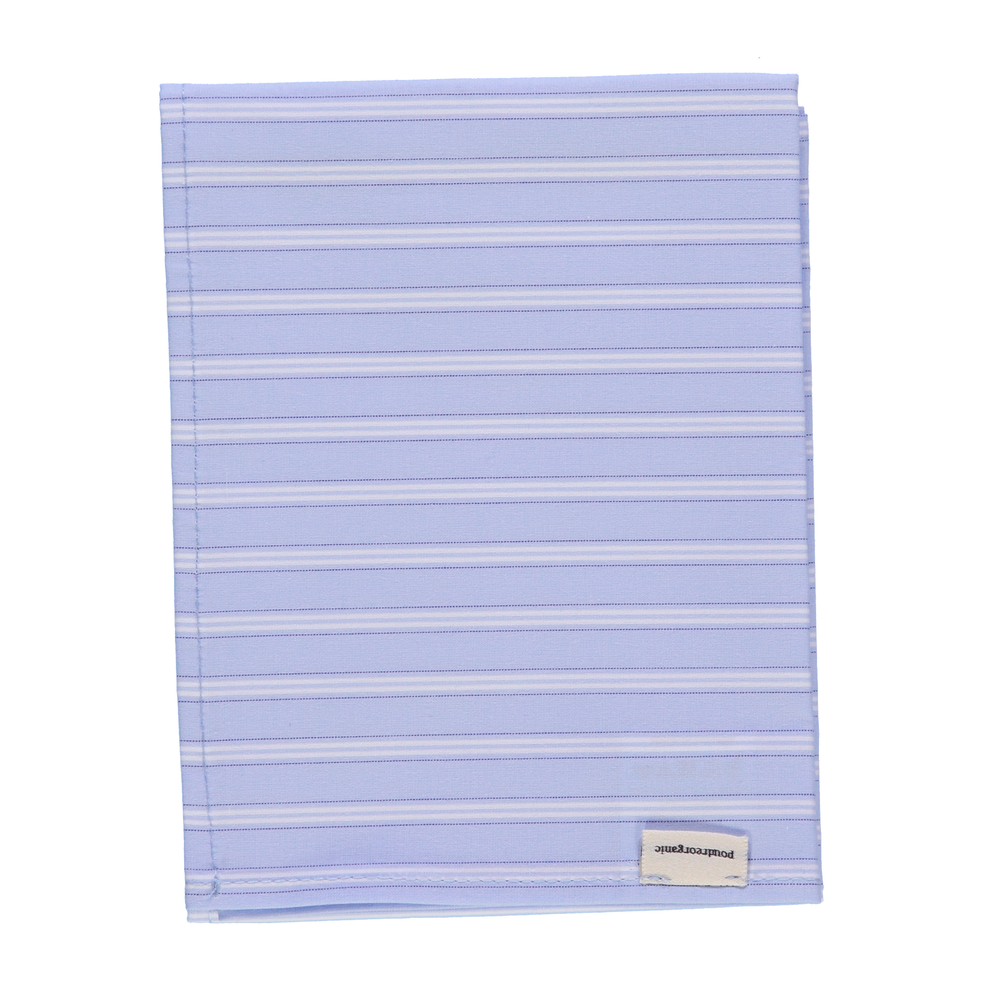 Foulard kids & adulte Tournesol en coton bio – Rayures bleues | Poudre Organic 2