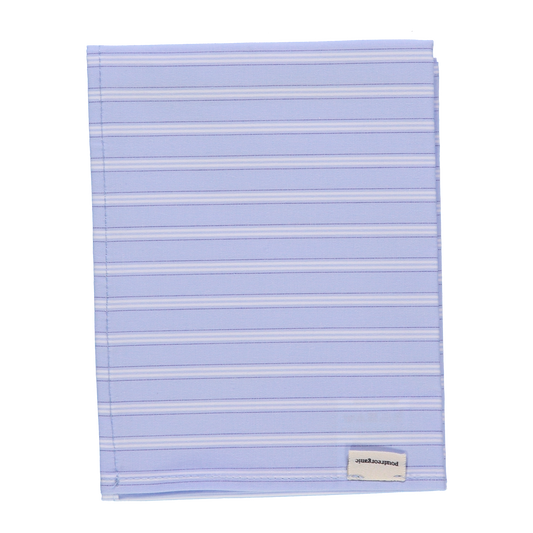 Foulard kids & adulte Tournesol en coton bio – Rayures bleues | Poudre Organic 2