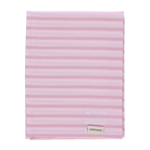 Foulard kids & adulte Tournesol en coton bio – Rayures roses | Poudre Organic 2