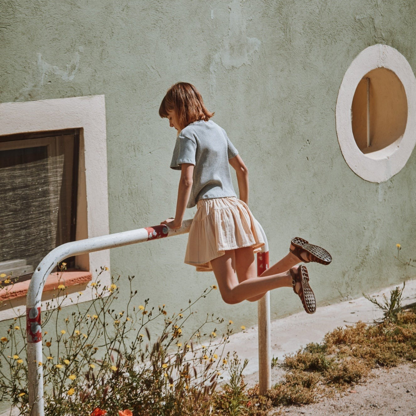 [Sun Kiss] [Gris Chiné Clair]