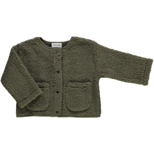 VESTE EDELWEISS LAINE Taupe vert