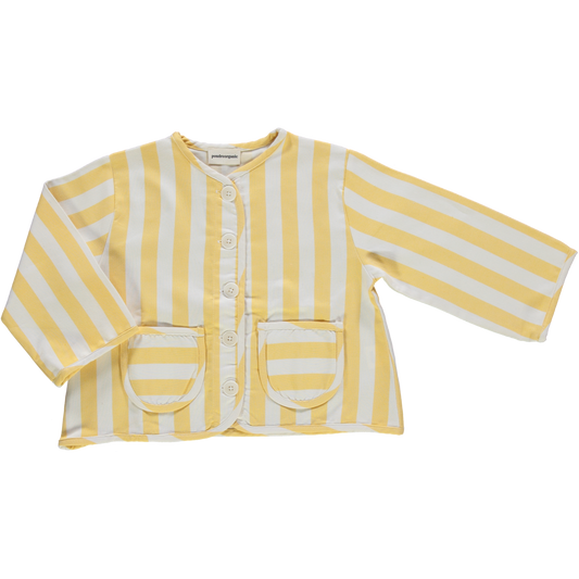 VESTE PÂTURIN KIDS Denim Rayé Jaune