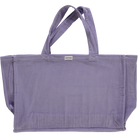Sac cabas kids & adulte Vigne côtelé en coton bio – Lavender Gray | Poudre Organic 1