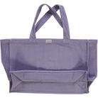 Sac cabas kids & adulte Vigne côtelé en coton bio – Lavender Gray | Poudre Organic 2