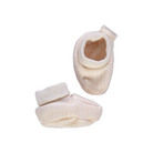 Chaussons bébé naissance Wakame pointelle en coton bio – Ecru | Poudre Organic 2