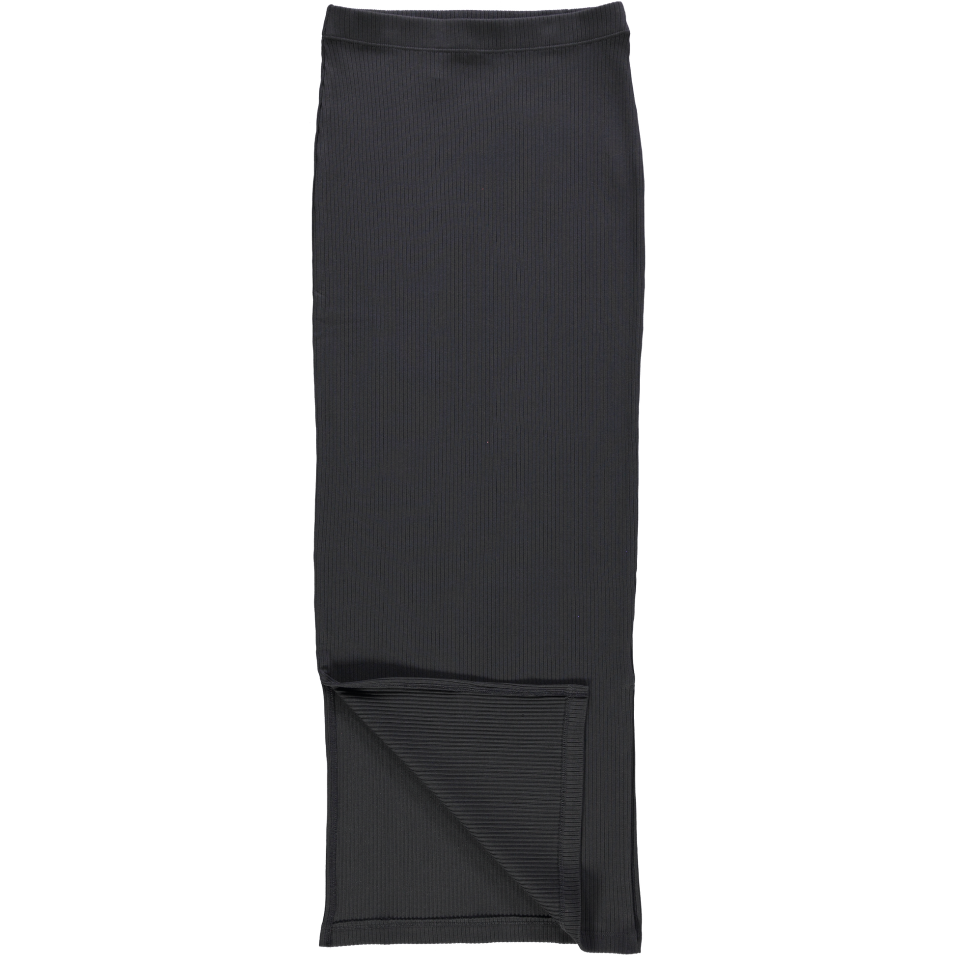 Jupe femme Hydrangée côtelée en coton bio – Pirate black | Poudre Organic 4