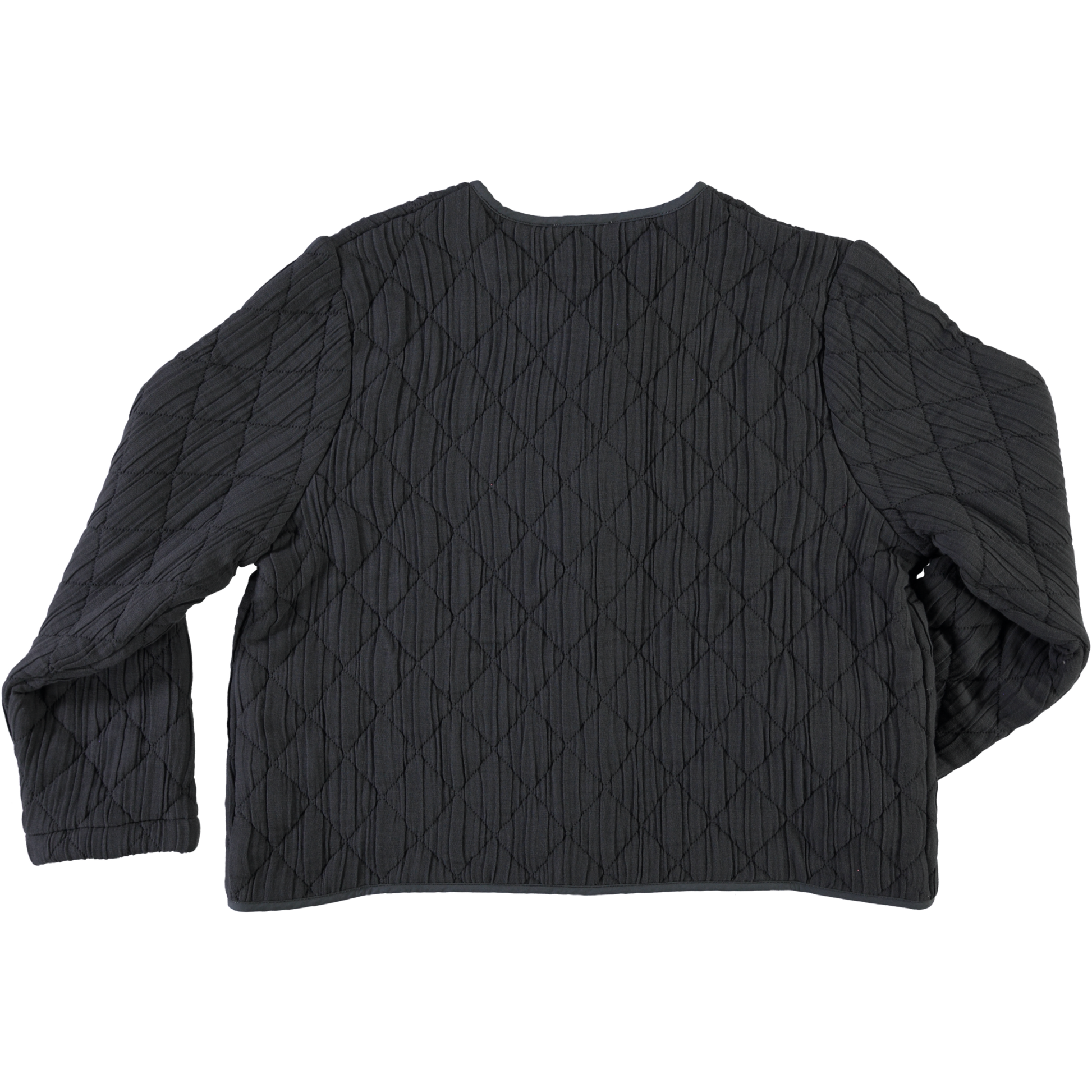 Veste matelassée femme Anis en coton bio – Pirate black | Poudre Organic 4