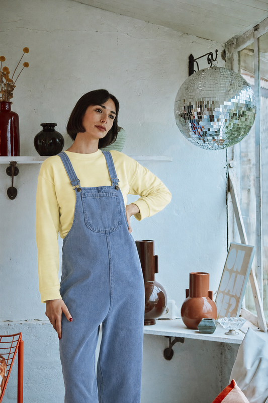 T-SHIRT OOLONG CÔTELÉ ADULTE Mellow Yellow