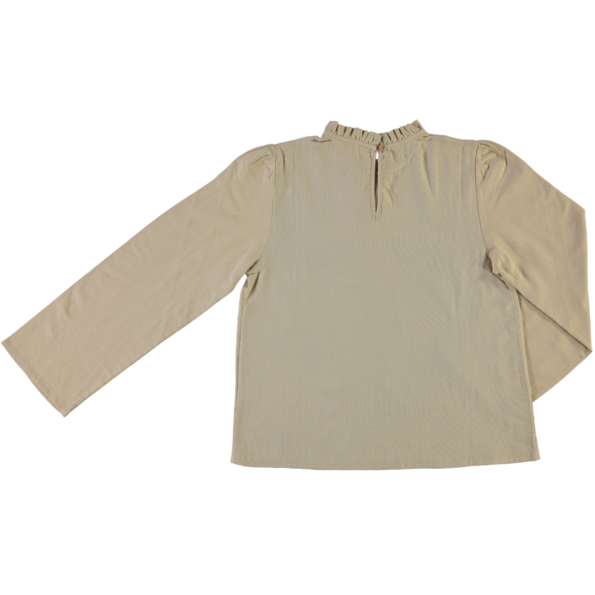 Blouse femme Patchouli en gaze de coton bio – Pale Khaki | Poudre Organic 5