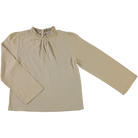 Blouse femme Patchouli en gaze de coton bio – Pale Khaki | Poudre Organic 1