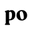 Poudre Organic logo