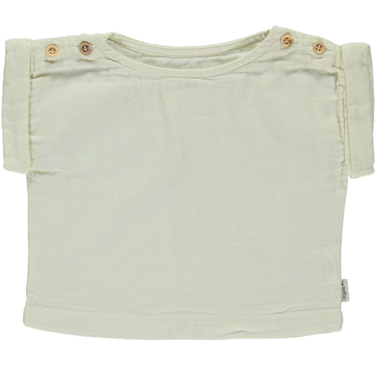 BLOUSE LIN [Almond Milk] Permanent