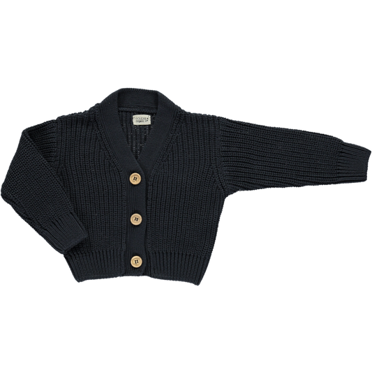 CARDIGAN MATÉ [Charbon]