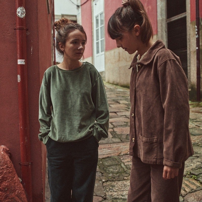 SWEATSHIRT CASSANDRE • Velours [Forest Green]