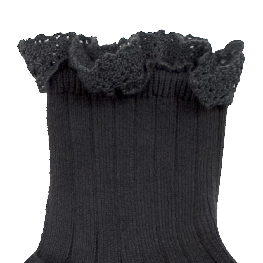 CHAUSSETTES LILI à dentelles [Pierre de Volvic]