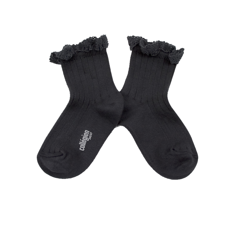 CHAUSSETTES LILI à dentelles [Pierre de Volvic]