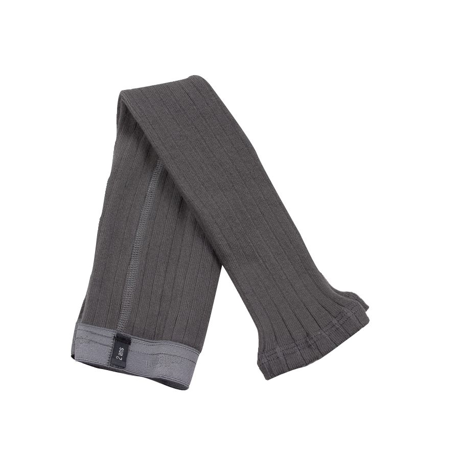 LEGGINGS MAXENCE à côtes [Gris Galet]