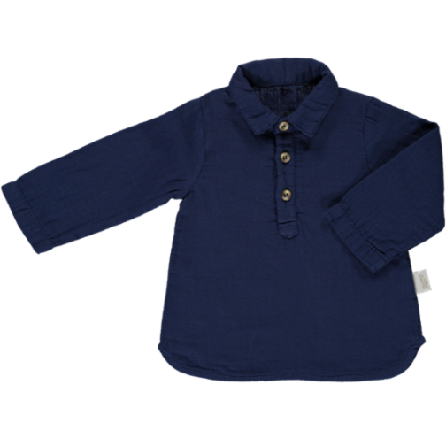 Blouse oolong [Medieval Blue] AW18