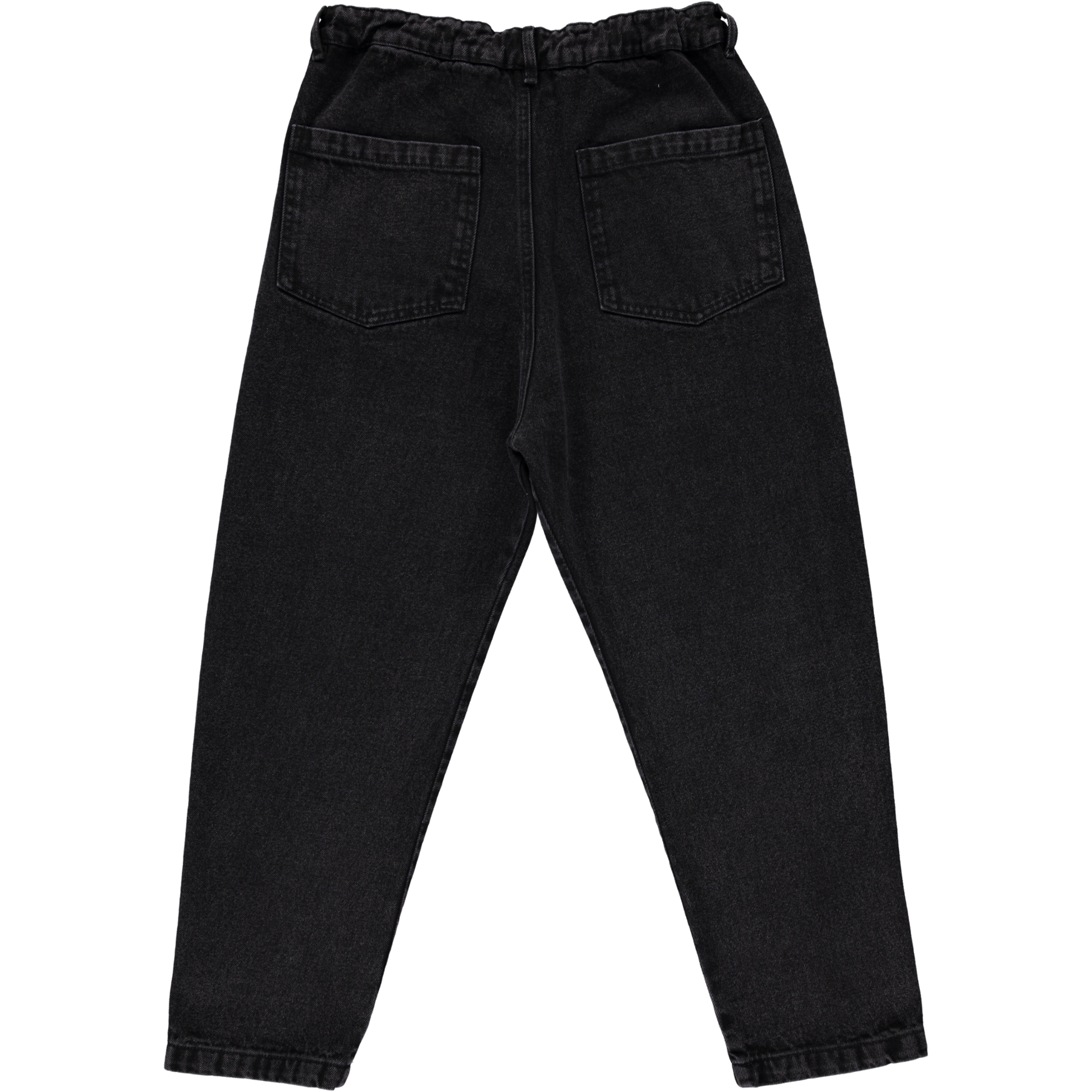 Pantalon denim adulte Carotte en coton bio – Denim écru | Poudre Organic 6