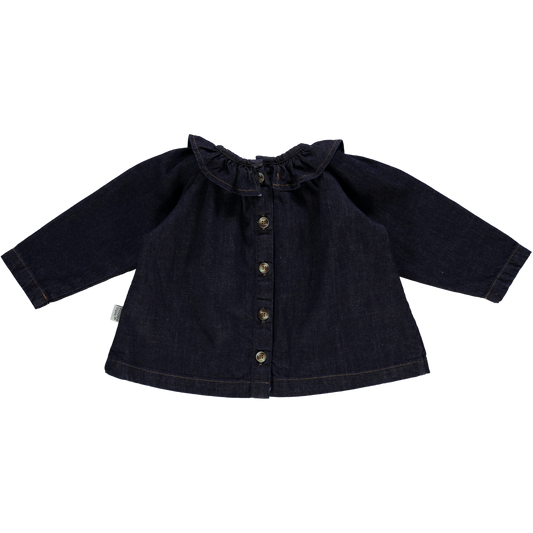 BLOUSE CHARME DENIM • [Denim-Dark-Blue]