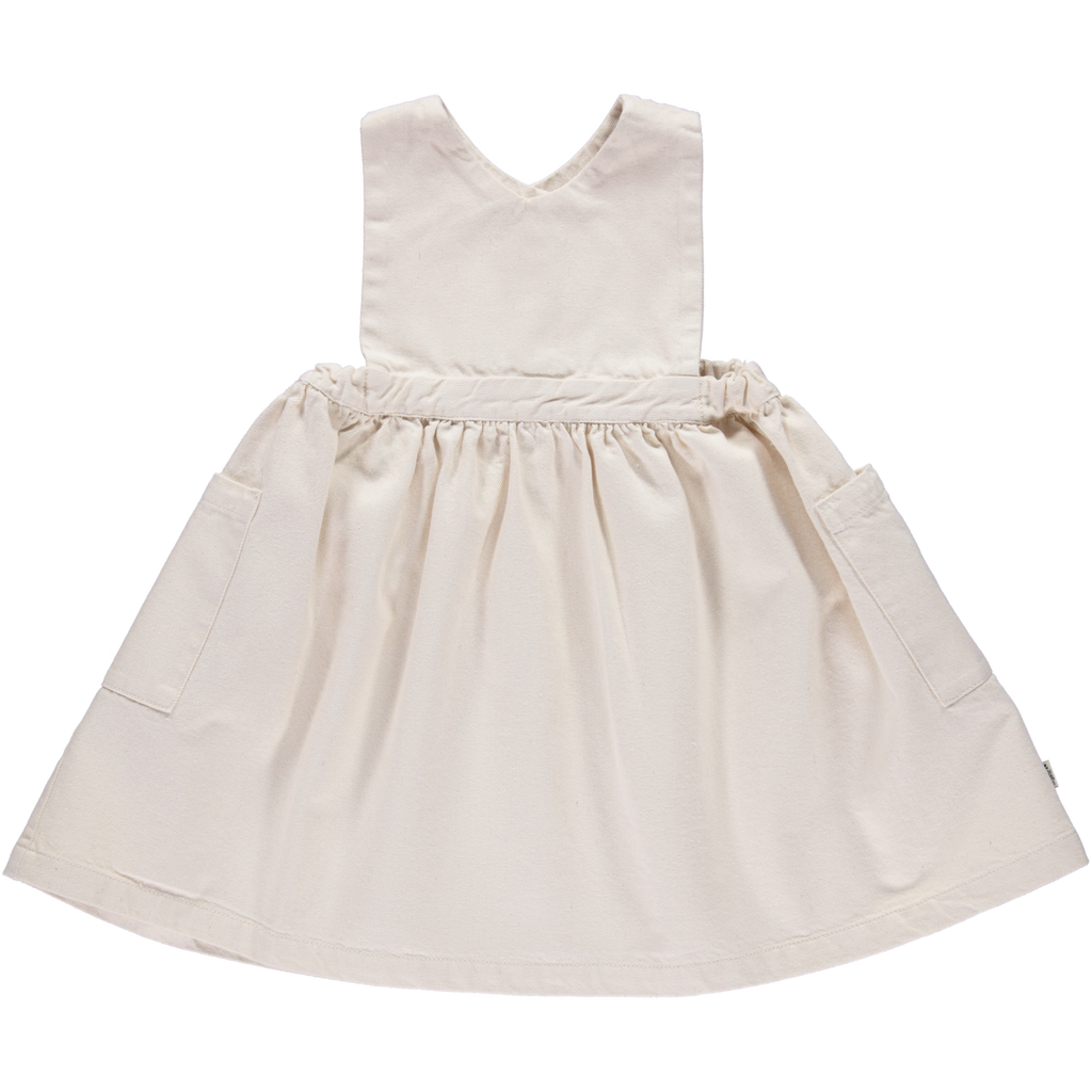 ROBE MANGUE • [Denim-Ecru]