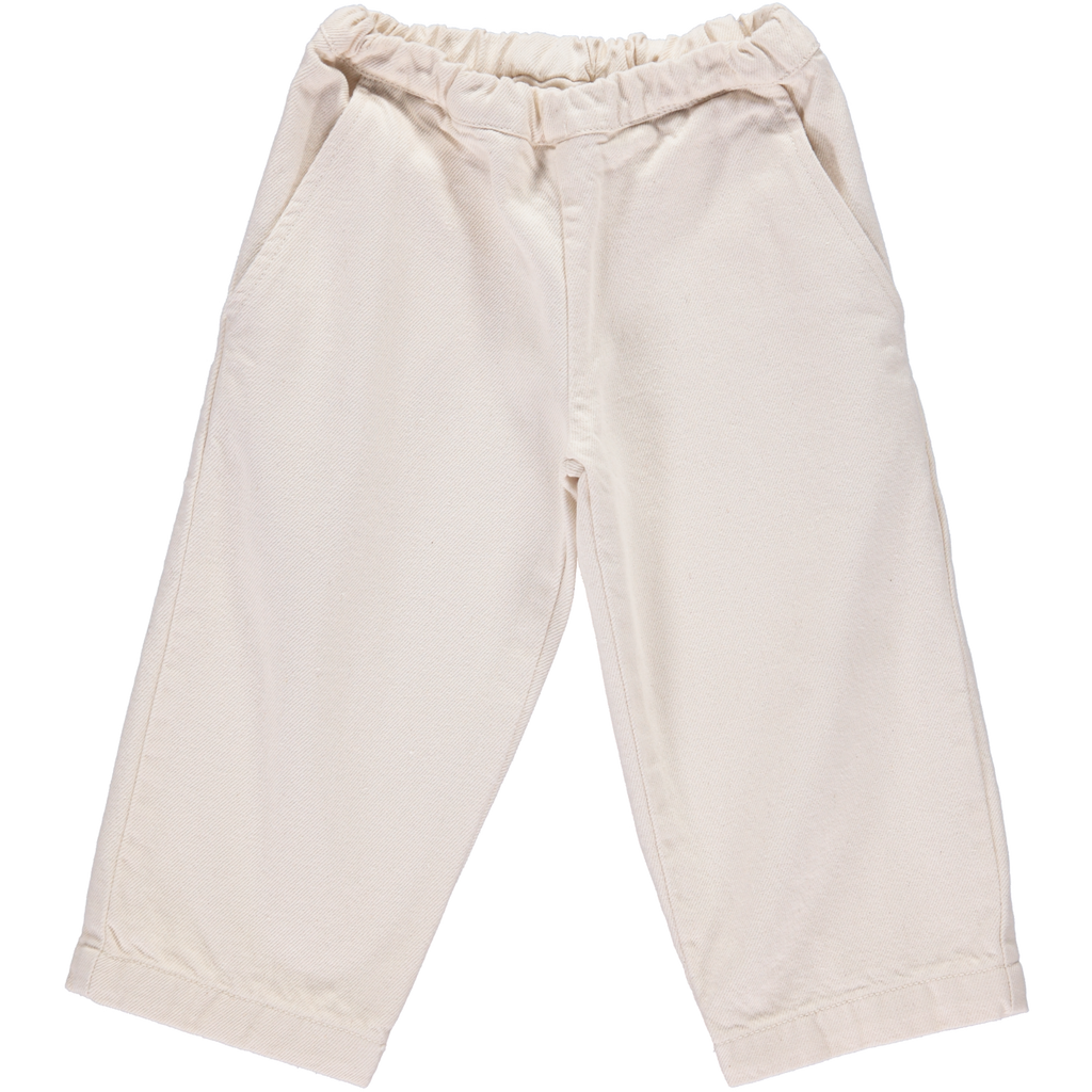 PANTALON POMELOS • [Denim-Ecru]