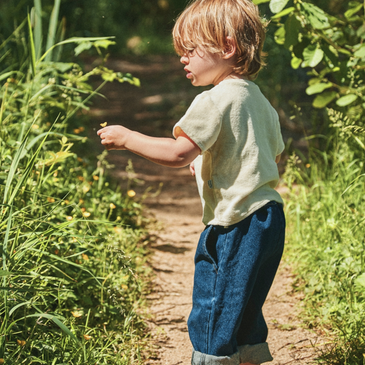 POMELOS DENIM TROUSERS Denim Dark Blue