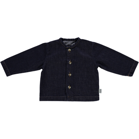 BLOUSE RONCE DENIM • [Denim-Dark-Blue]