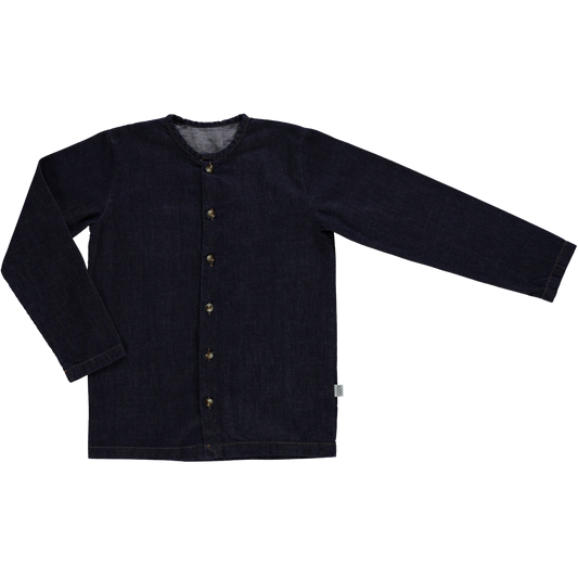 BLOUSE RONCE DENIM • [Denim-Dark-Blue]