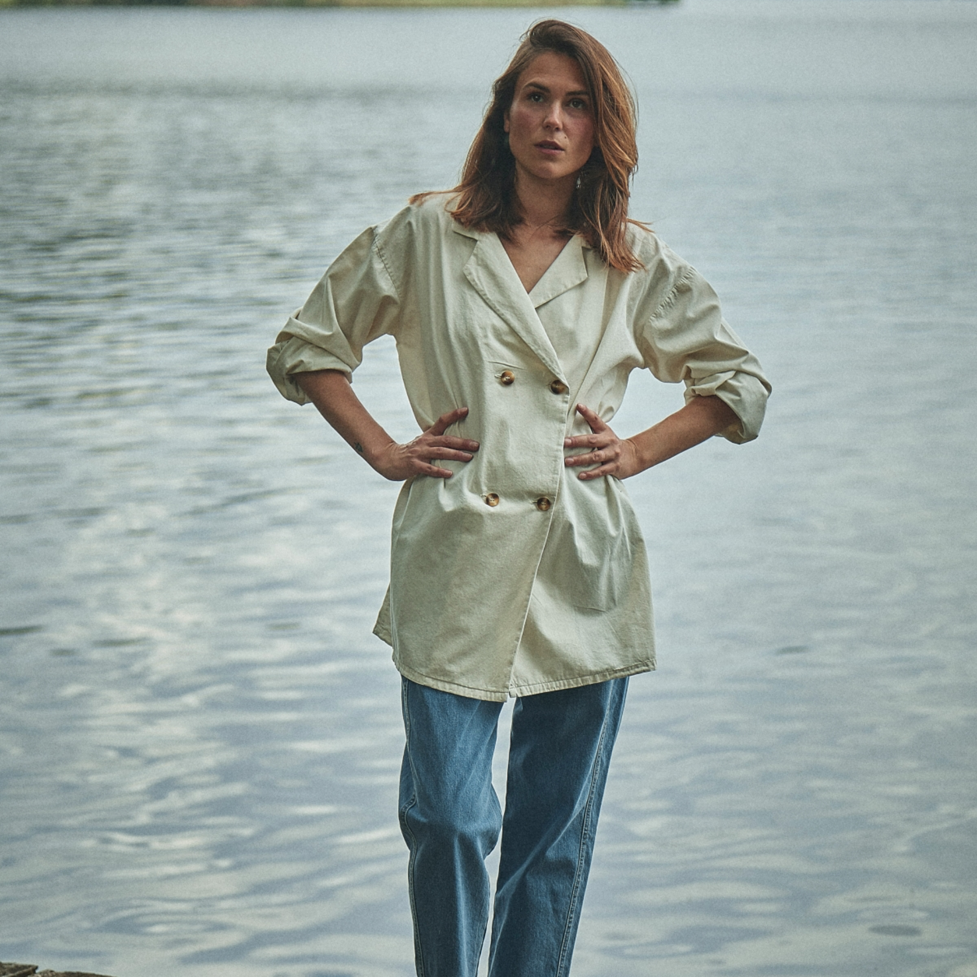 Blouse Marguerite [Almond Milk]