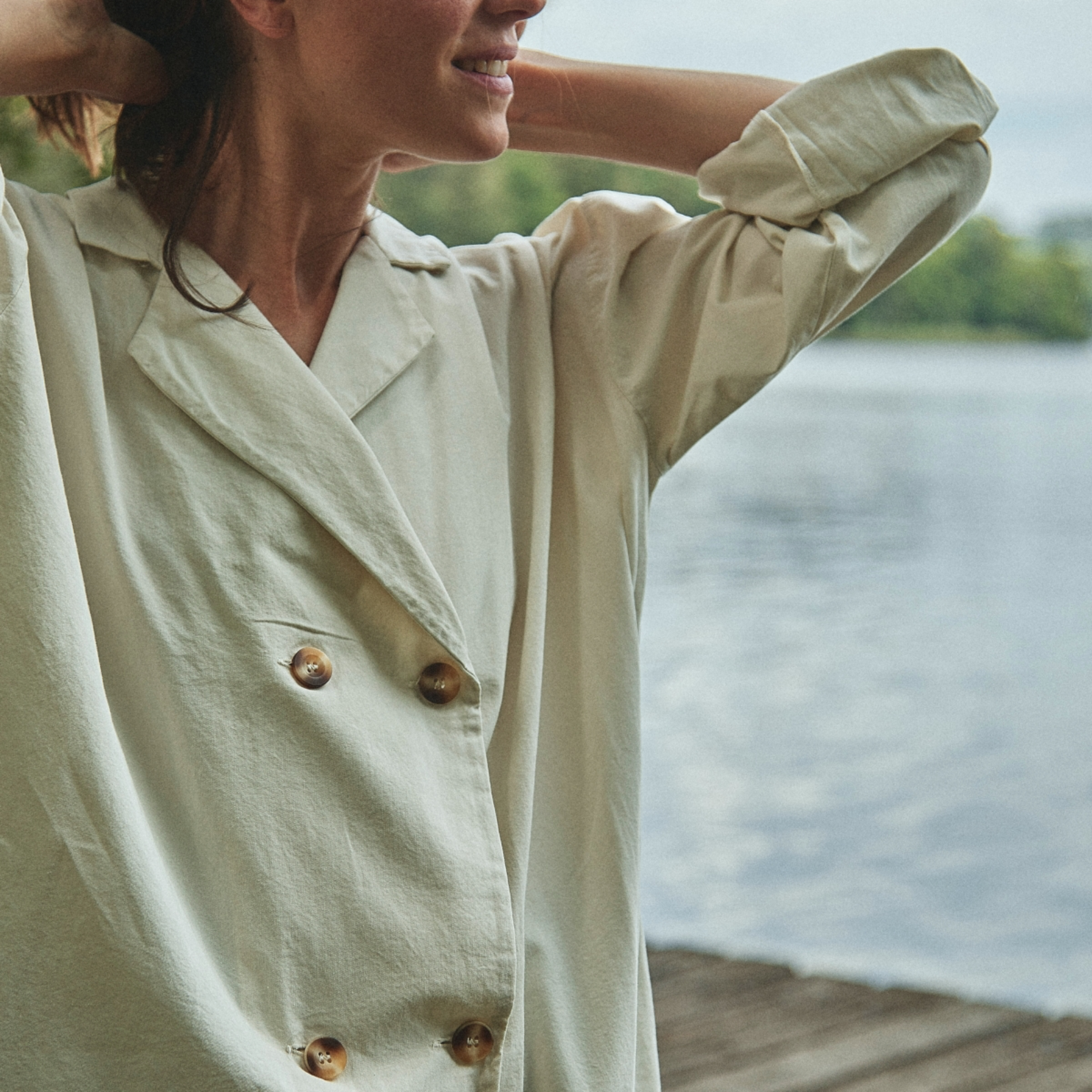 Blouse Marguerite [Almond Milk]