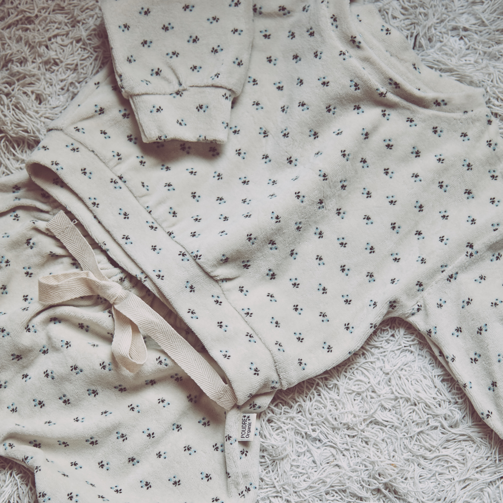 SWEAT JOJOBA • Velours [Hors-Saison-Blue-Surf]