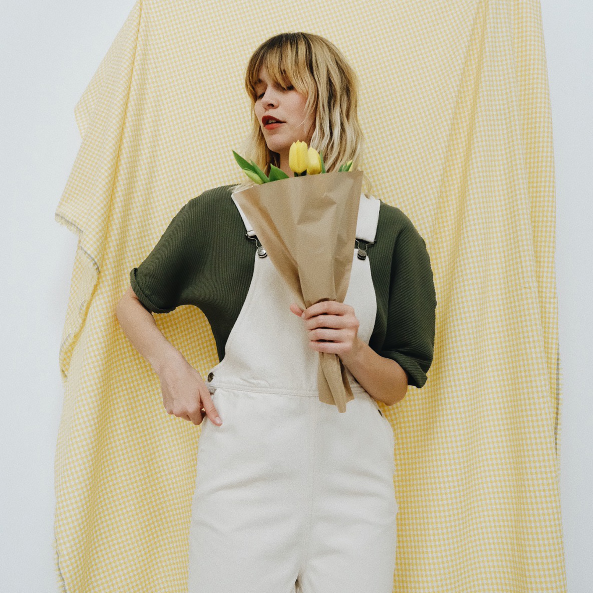 SALOPETTE PRUNE  • [Denim-Ecru]