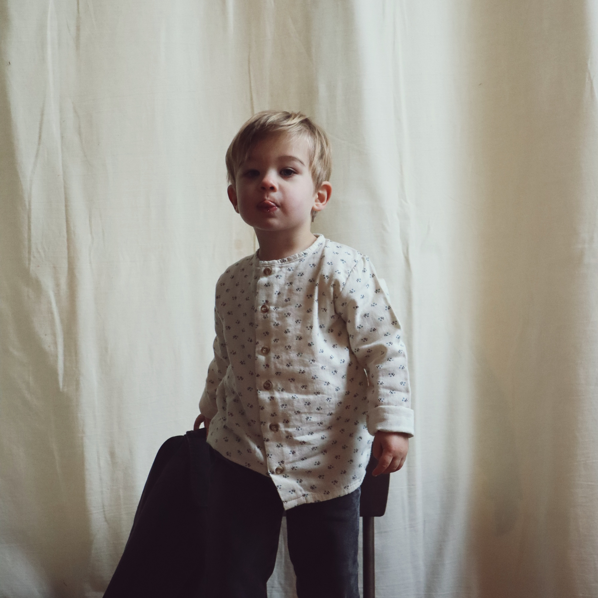 BLOUSE RONCE • [Hors-Saison-Blue-Surf]